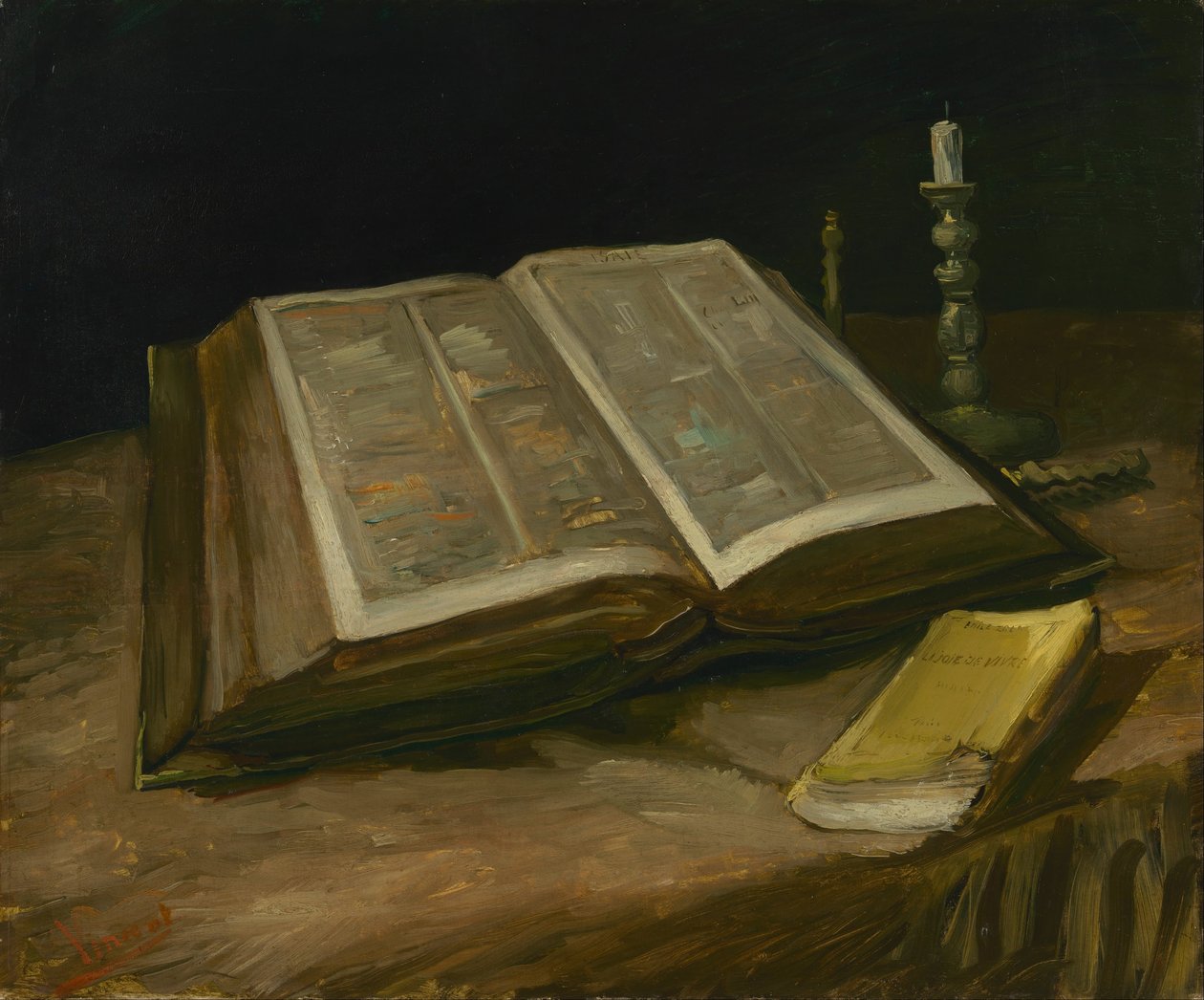Zátiší s Biblí od Vincent van Gogh