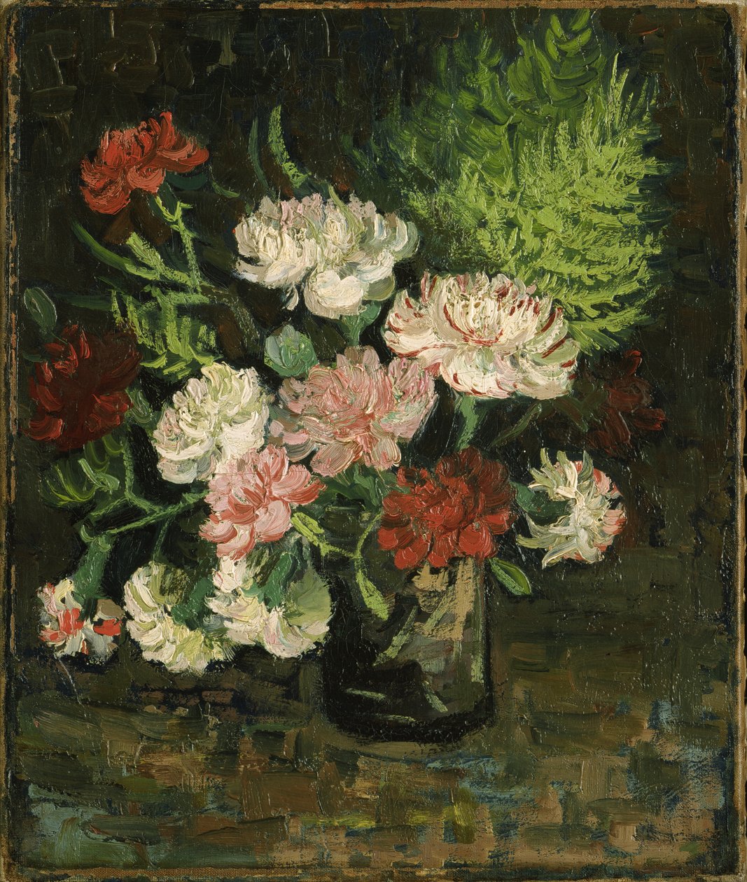 Zátiší s karafiáty, 1886 od Vincent van Gogh