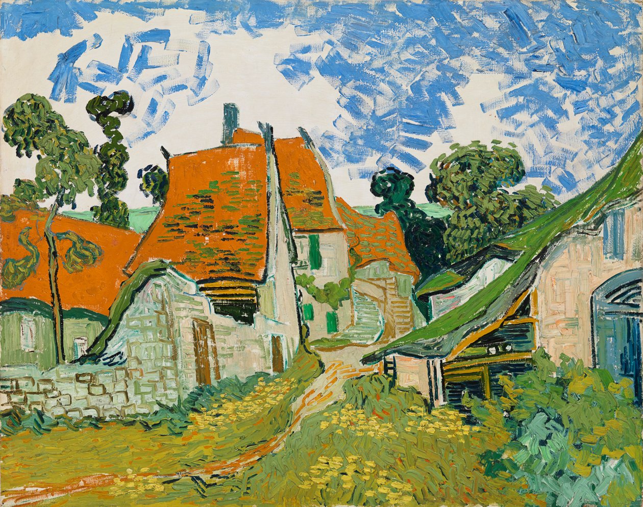 Ulice v Auvers-sur-Oise od Vincent van Gogh