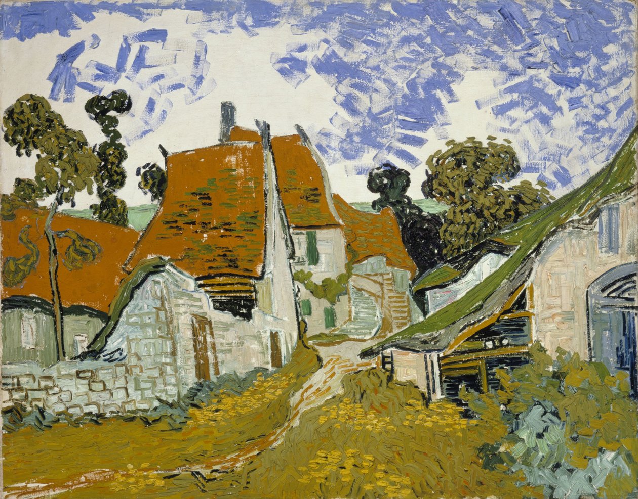 Ulice v Auvers-sur-Oise od Vincent van Gogh