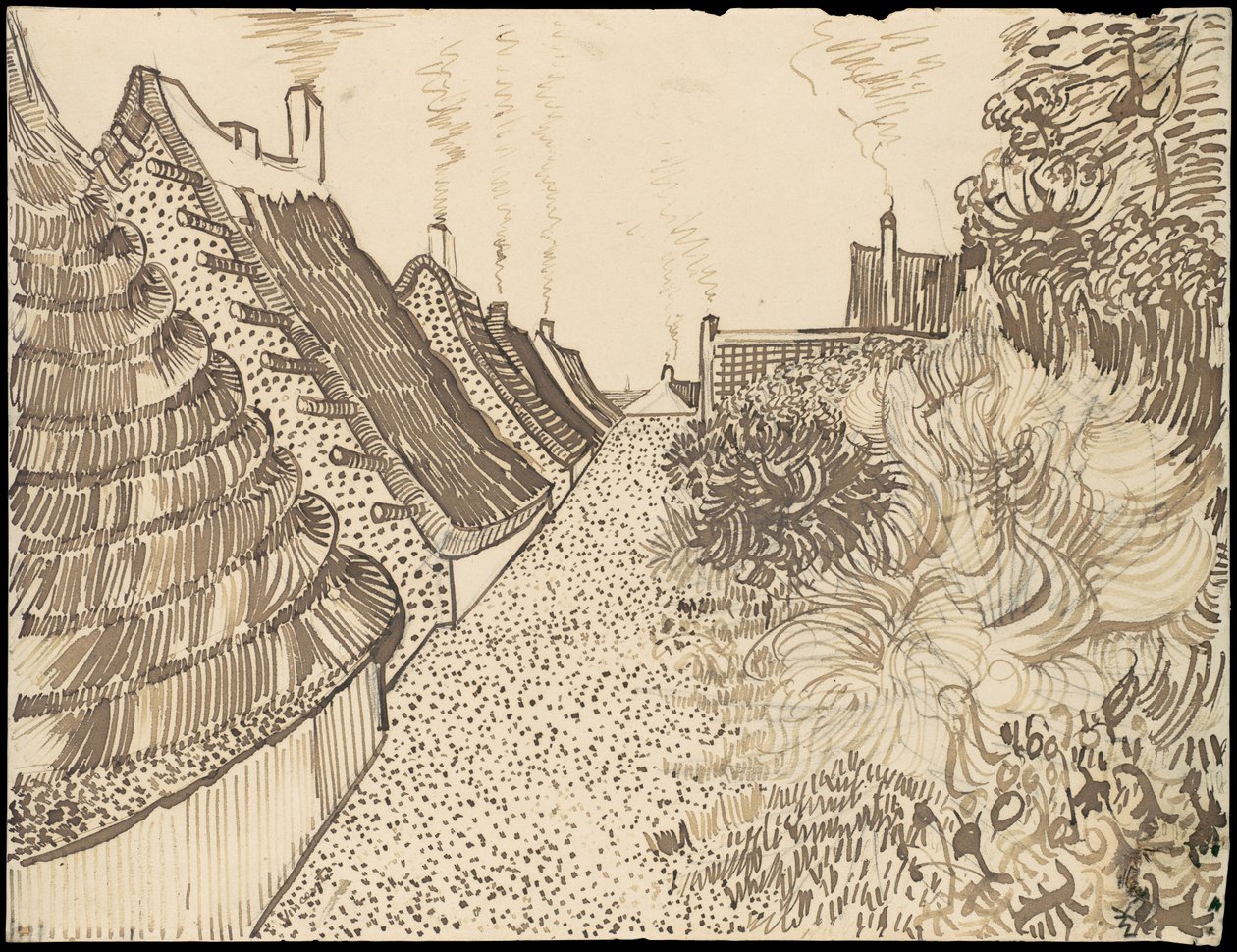 Ulice v Saintes-Maries-de-la-Mer od Vincent van Gogh