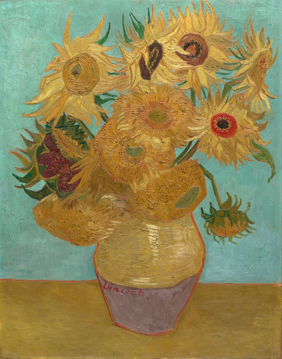 Slunečnice / Váza s dvanácti slunečnicemi od Vincent van Gogh