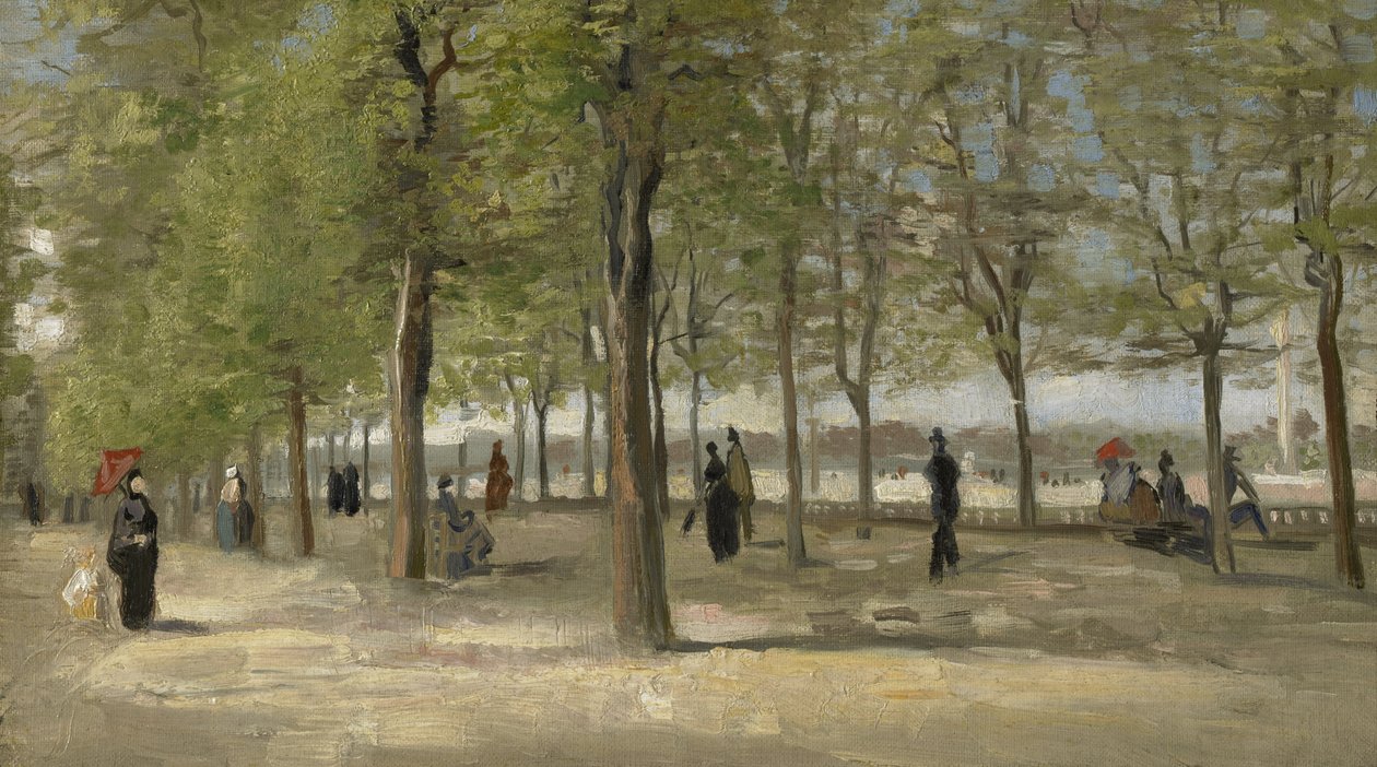 Terasa v Lucemburské zahradě od Vincent van Gogh