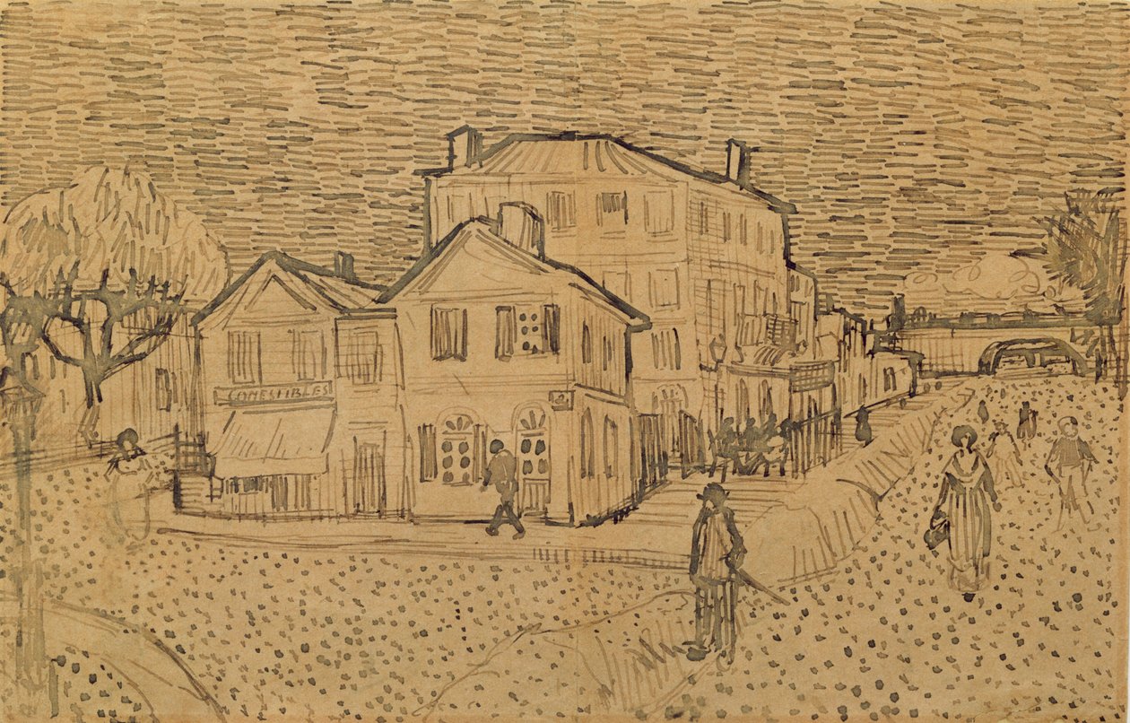 Umělcův dům v Arles od Vincent van Gogh