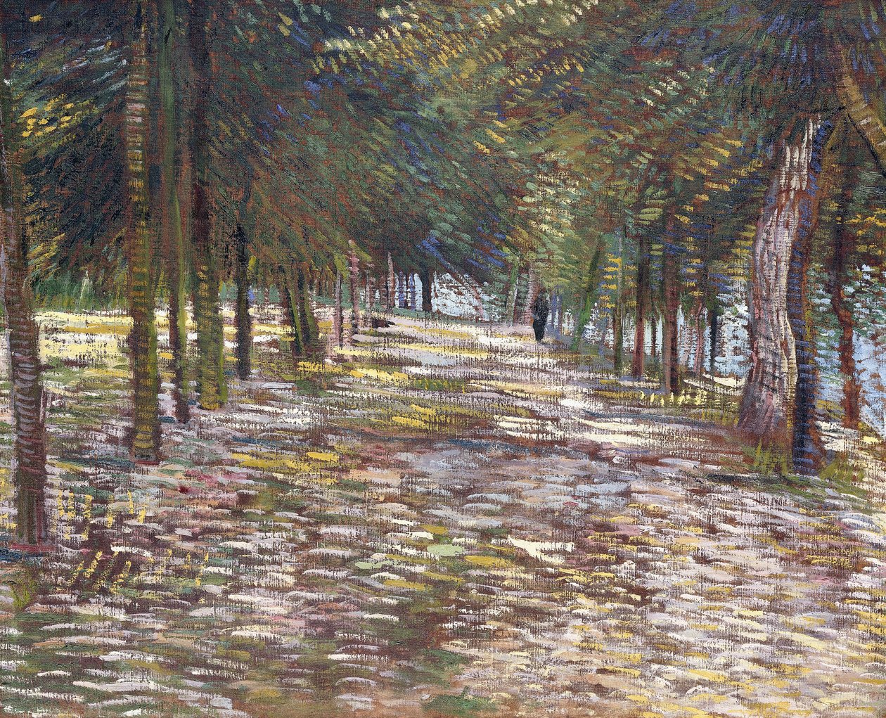 Avenue v parku Voyer-d"Argenson v Asnieres, 1887 od Vincent van Gogh