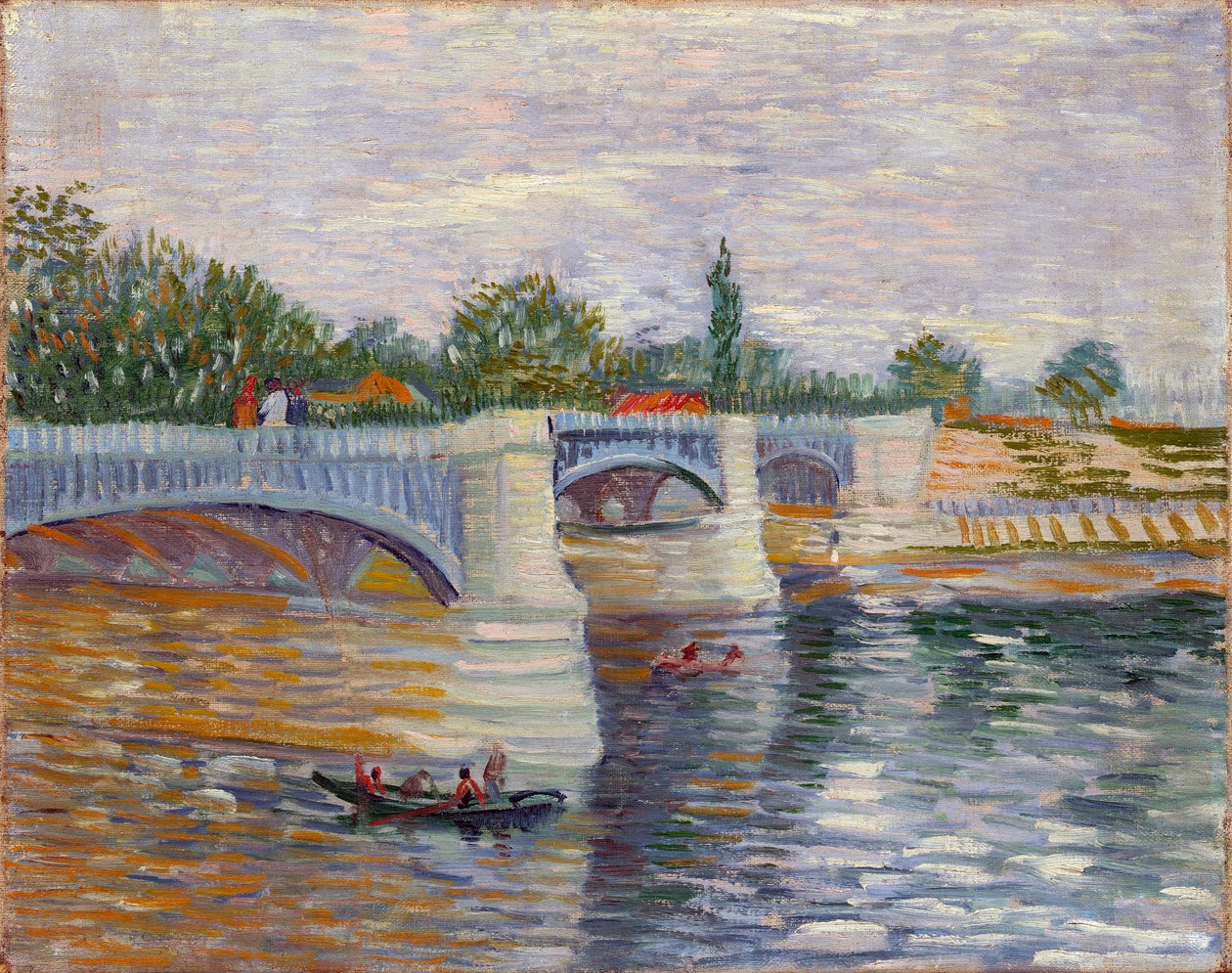 Most v Courbevoie od Gogha, Vincenta, van (1853-1890) od Vincent van Gogh