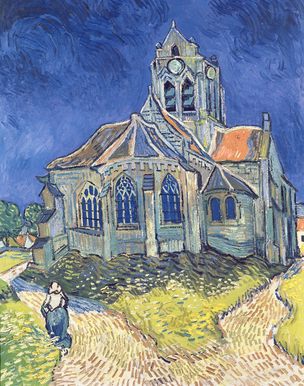 Kostel v Auvers-sur-Oise od Vincent van Gogh
