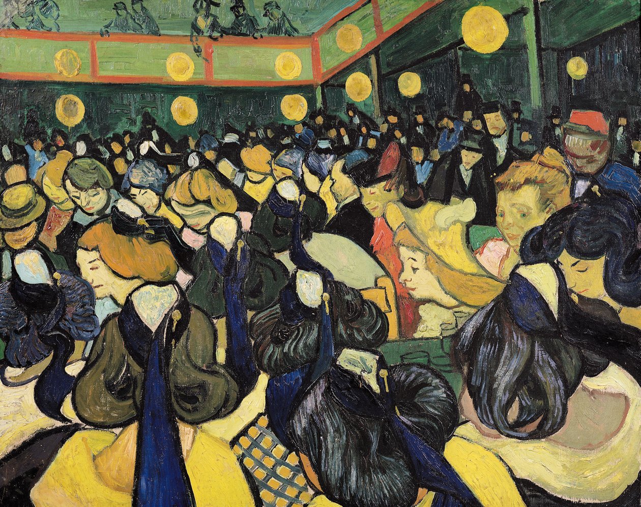 Taneční sál v Arles, 1888 od Vincent van Gogh