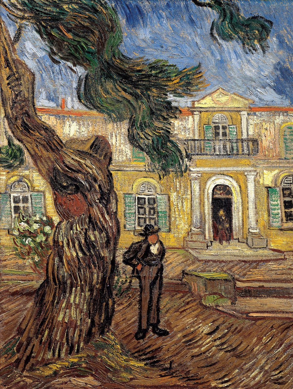 Nemocnice svatého Pavla v Saint Remy de Provence - olej na plátně od Vincent van Gogh