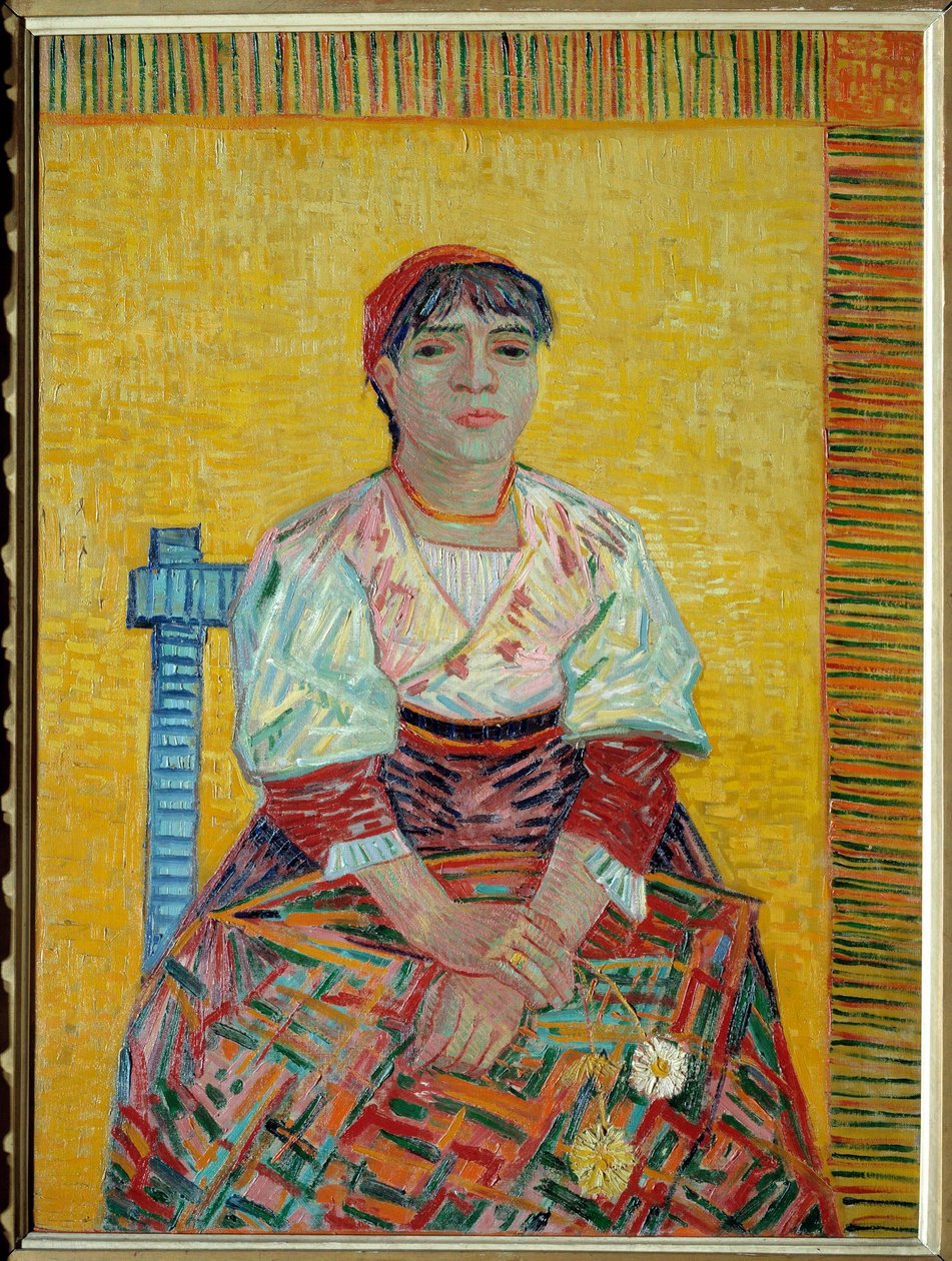 Ital nebo Portrét Agostiny Segatori, patronky pařížského kabaretu Obraz Vincenta van Gogha (1853-1890) 1887 Sun. 0,81x0,6 m Paříž, Musee d