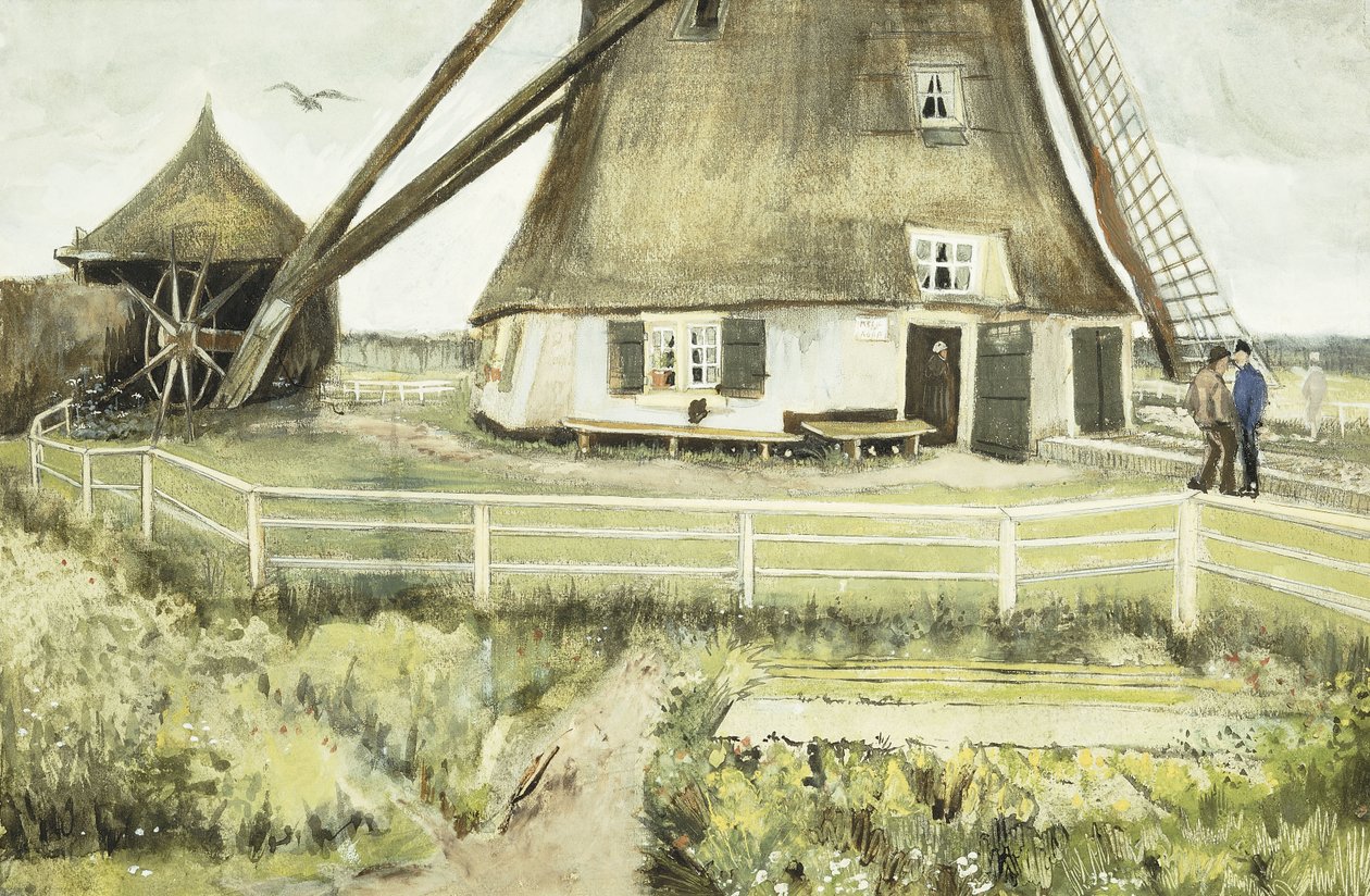 Mlýn, 1881 od Vincent van Gogh
