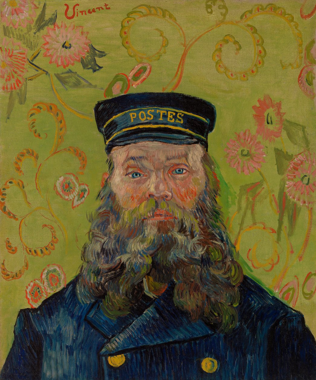 Pošťák (Joseph-Etienne Roulin) od Vincent van Gogh
