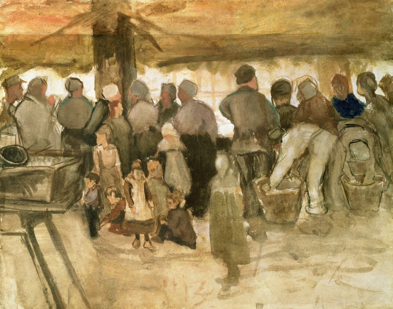 Bramborový trh, 1882 od Vincent van Gogh