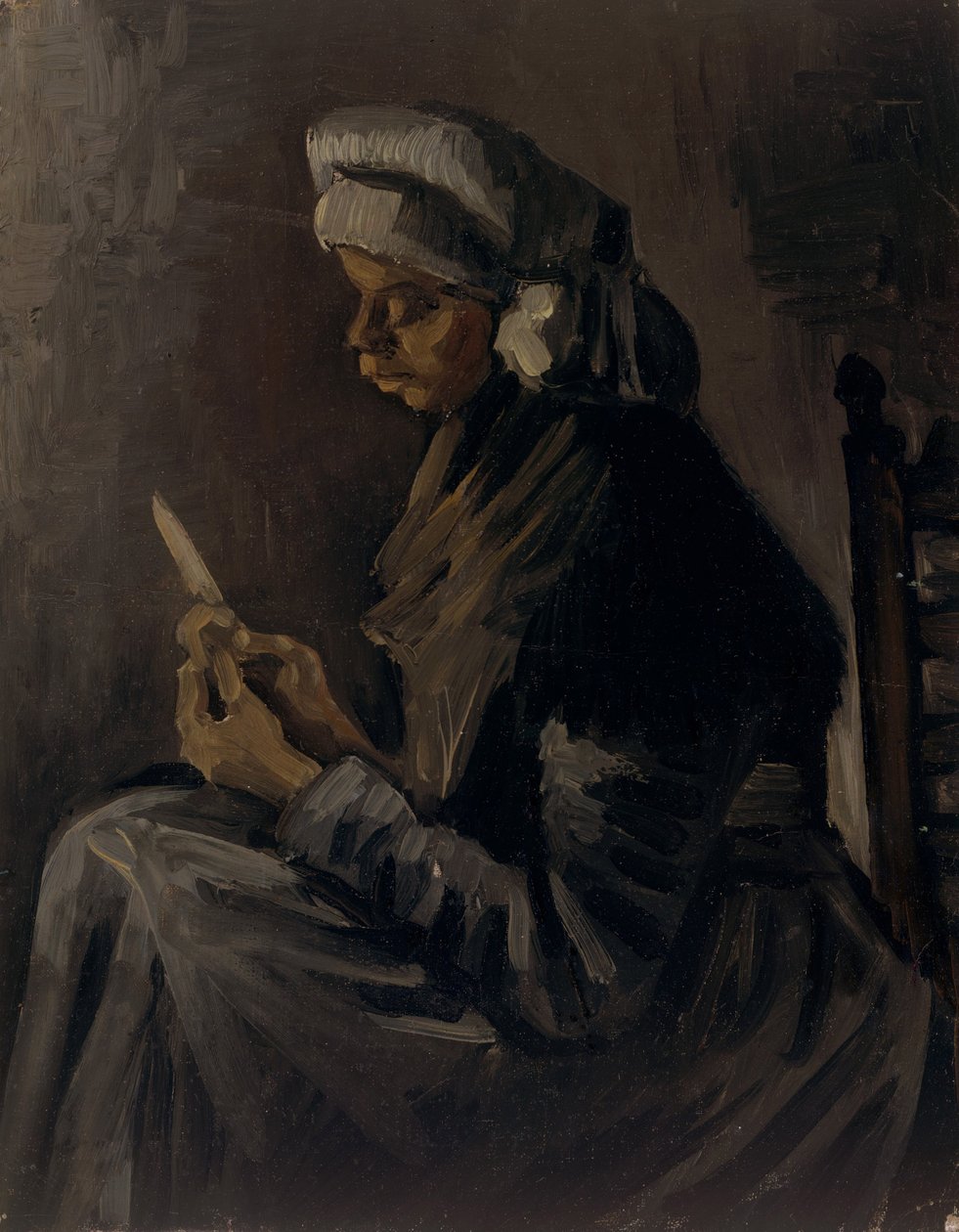 Škrabka na brambory, 1885 od Vincent van Gogh