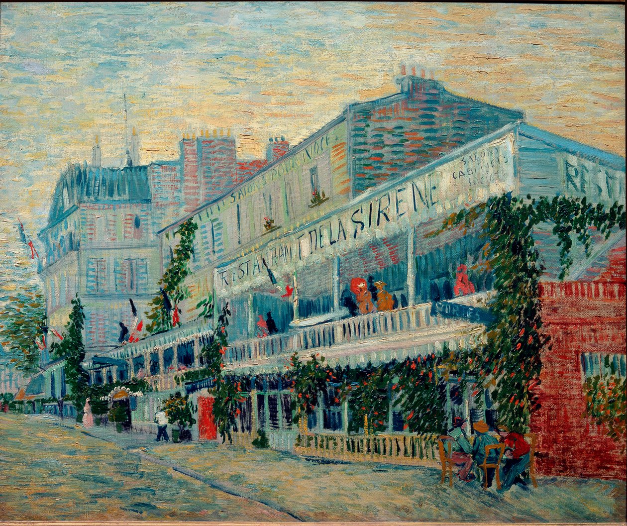 Restaurace Sirene v Asnieres (Olej na plátně od Vincent van Gogh