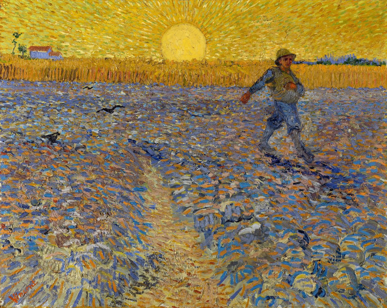 Rozsévač, kolem roku 1888 (olej na plátně) od Vincent van Gogh