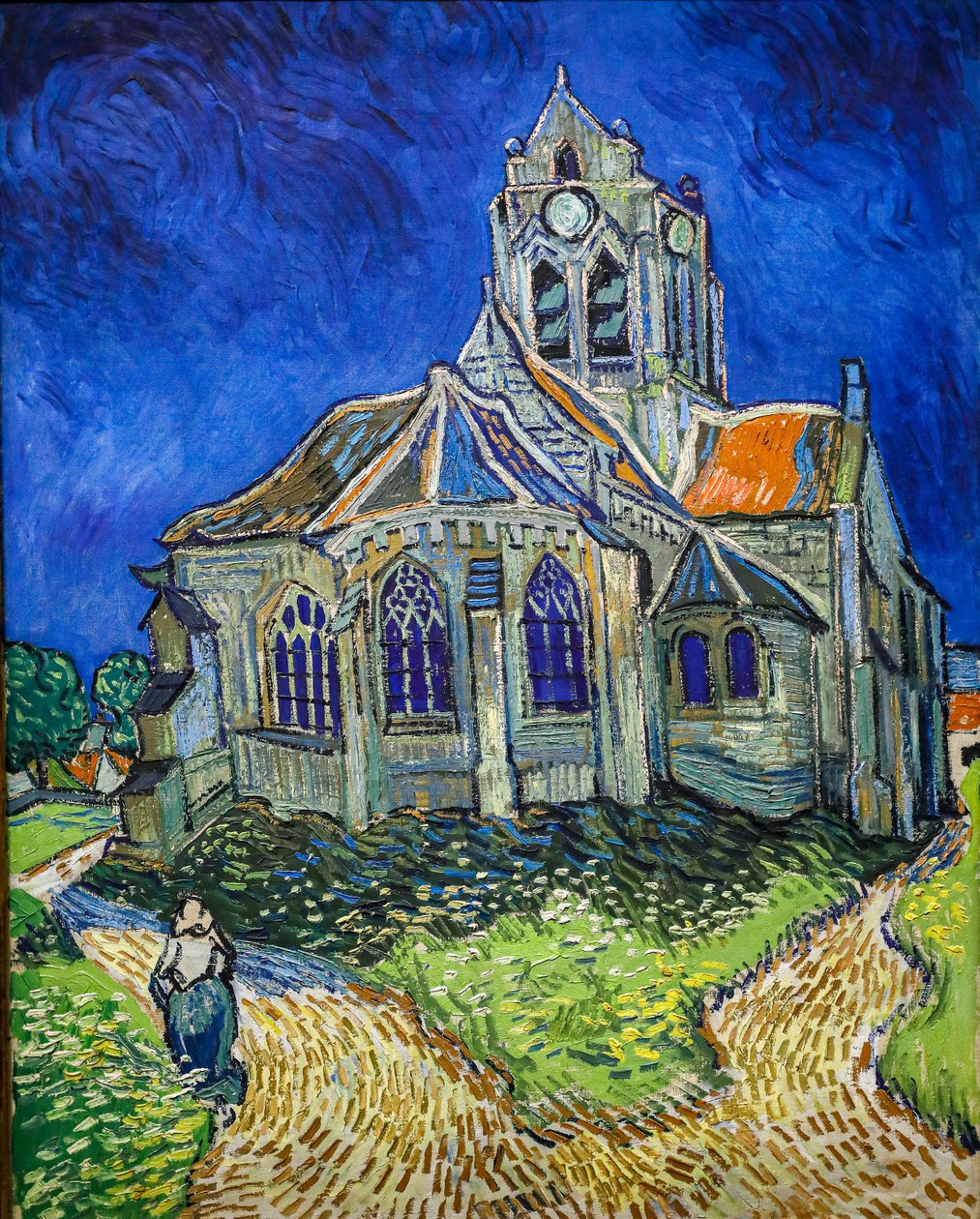 Kostel v Auvers-Sur-Oise, pohled z chevet od Vincent van Gogh