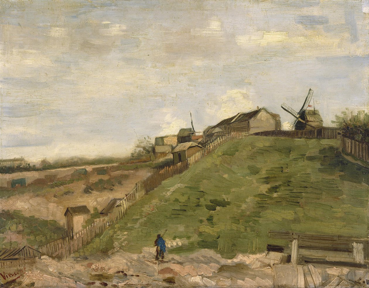 Kopec Montmartre s kamenolomem od Vincent van Gogh