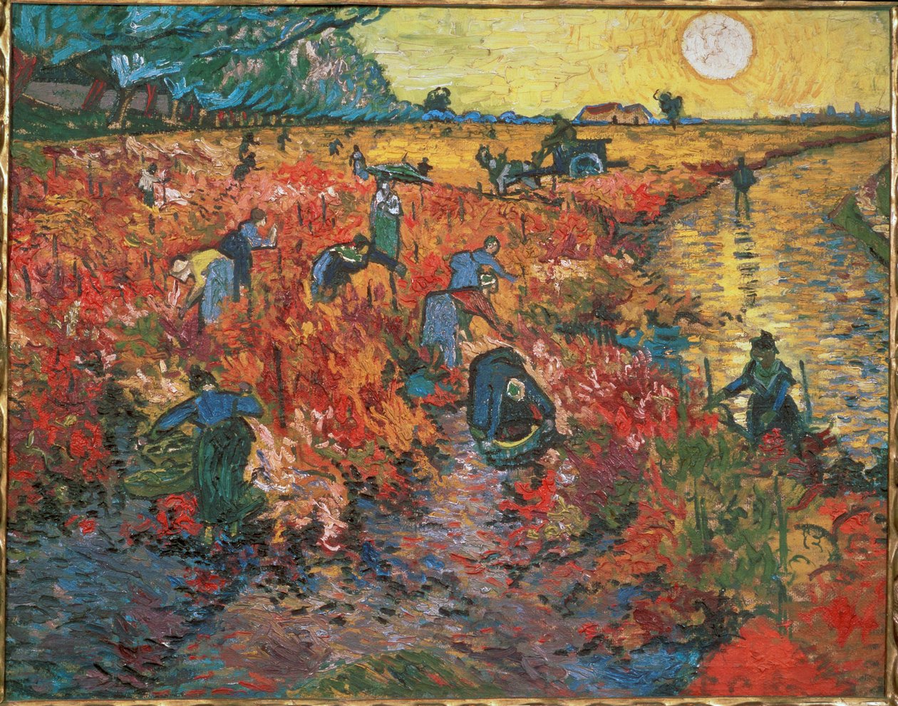 Červená vinice v Arles od Vincent van Gogh
