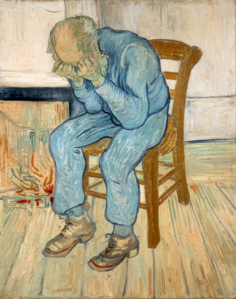 Truchlící starý muž od Vincent van Gogh