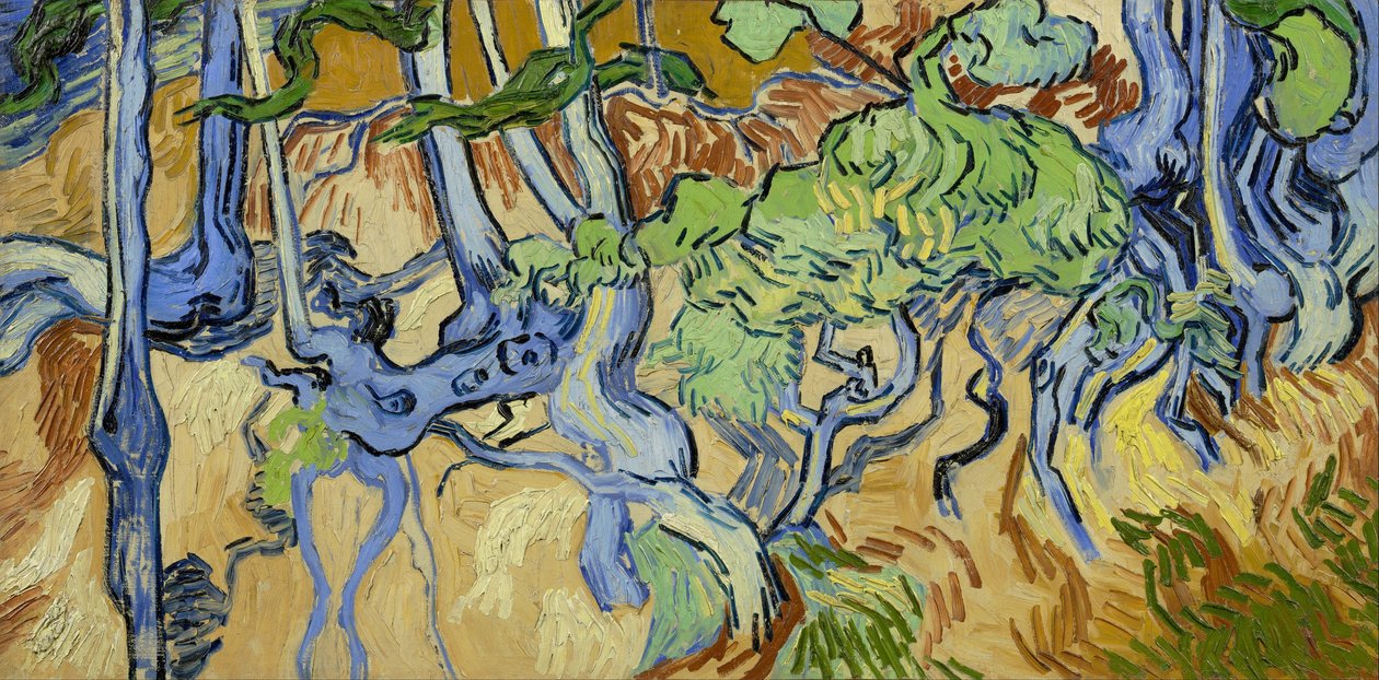 Kořeny stromů od Vincent van Gogh