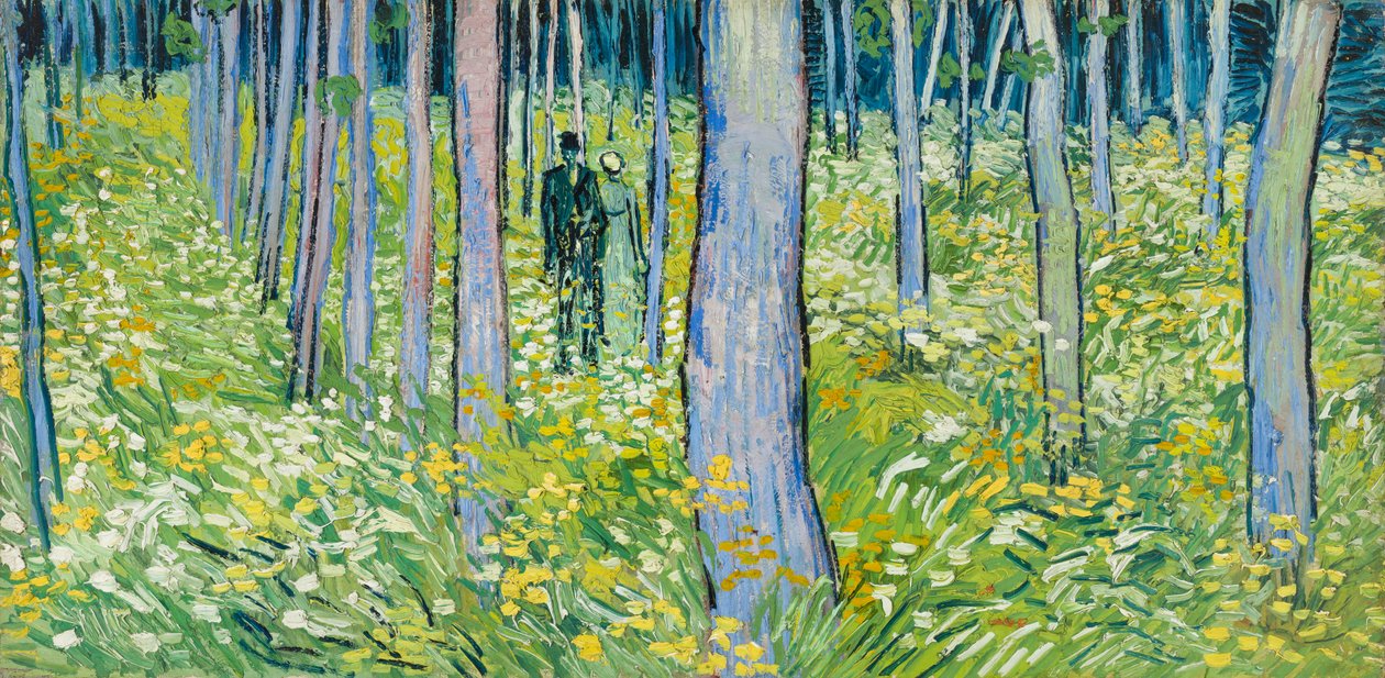 Podrost se dvěma postavami od Vincent van Gogh