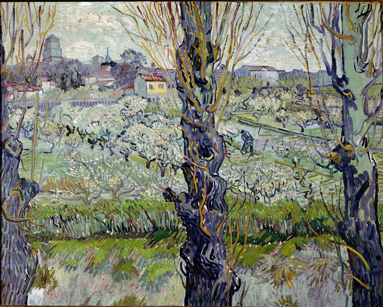 Pohled na Arles. Obraz Vincenta Van Gogha (1853-1890) od Vincent van Gogh