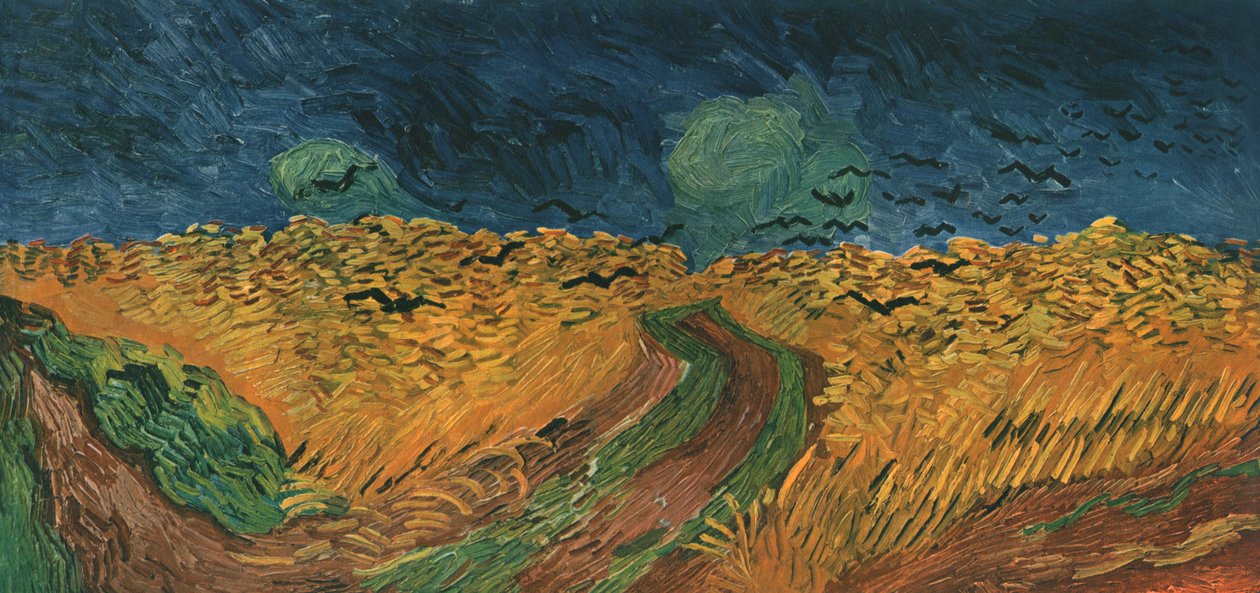 Wheatfield with Crows, červenec 1890, 1947. od Vincent van Gogh