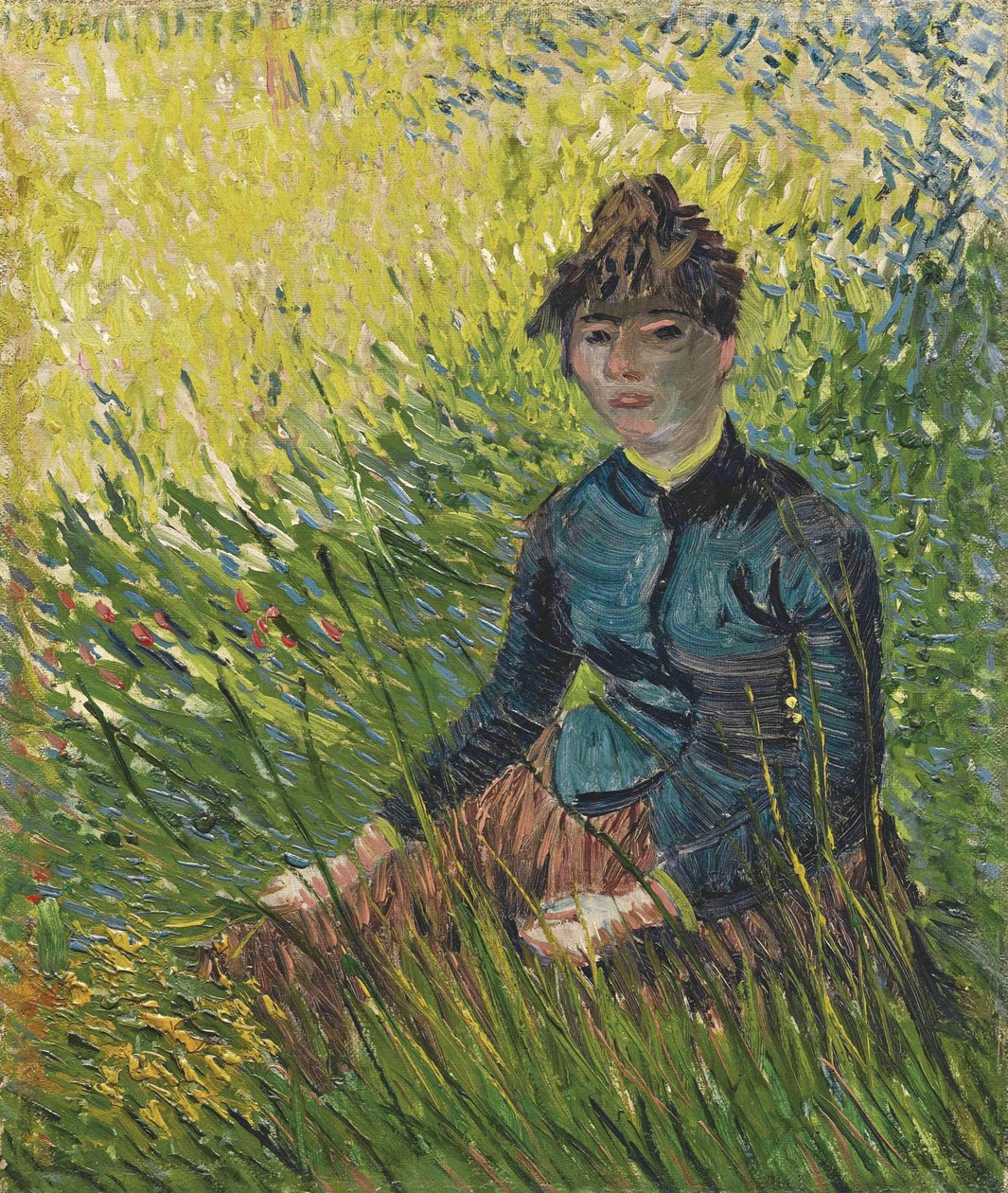 Žena v pšeničném poli Žena v pšeničném poli, 1887 od Vincent van Gogh