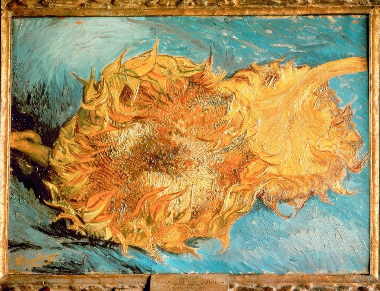 Dvě řezané slunečnice od Vincent van Gogh