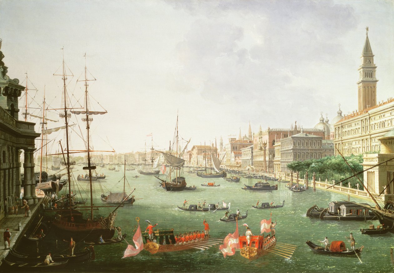 Pohled na Canal Grande od Vincenzo Chilone