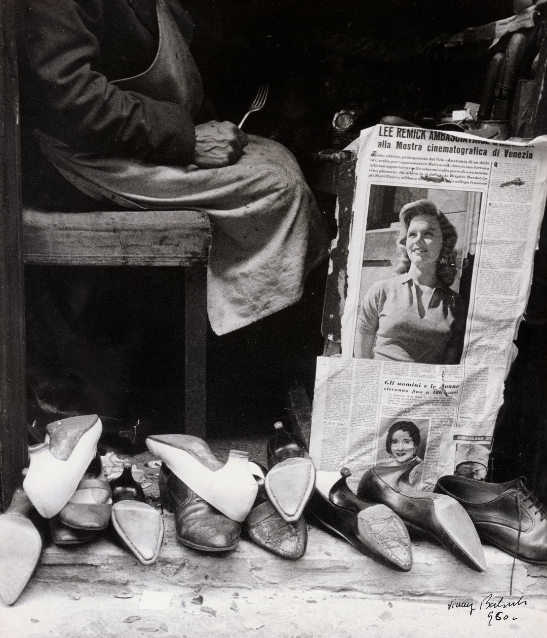 Švec (čb fotografie) od Vincenzo Balocchi