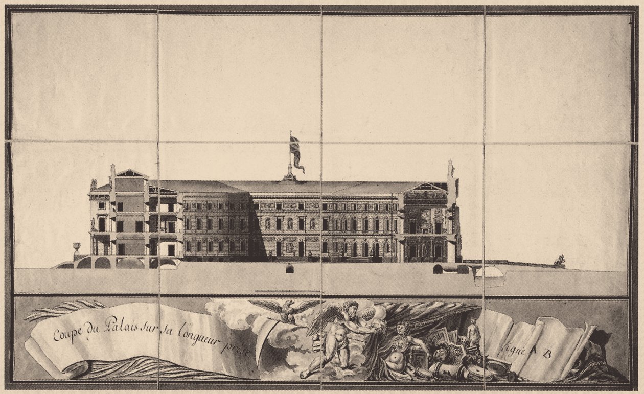 Zámek Saint Michaels v Petrohradě, 1797 od Vincenzo Brenna