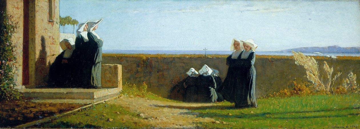 Jeptišky nebo Ráno od Vincenzo Cabianca
