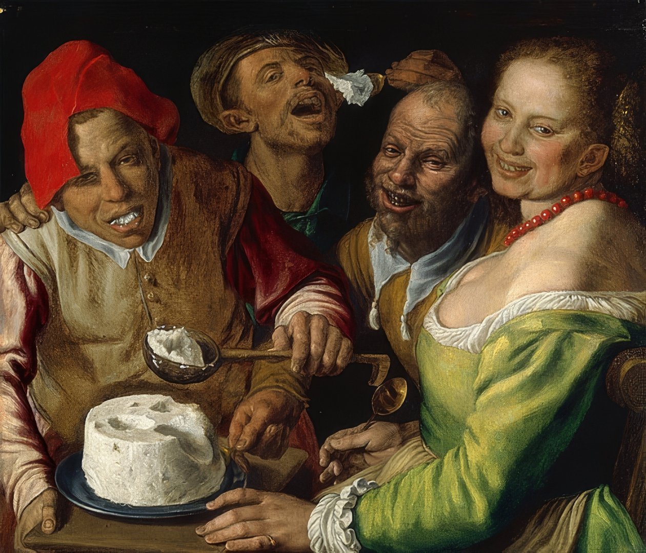 Na Ricotta-Esser. Um 1580 od Vincenzo Campi