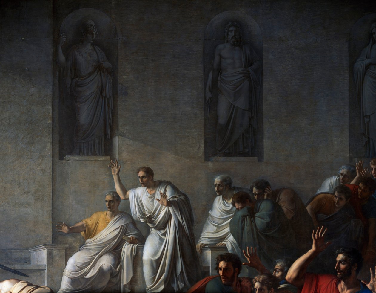 Smrt Caesara, 15. března 44 př. Kr od Vincenzo Camuccini