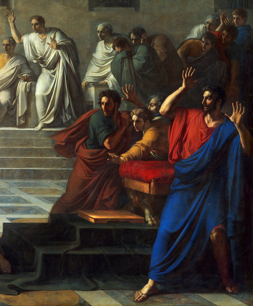 Smrt Caesara, 15. března 44 př.nl, Vincenzo Camuccini (1771-1844) od Vincenzo Camuccini