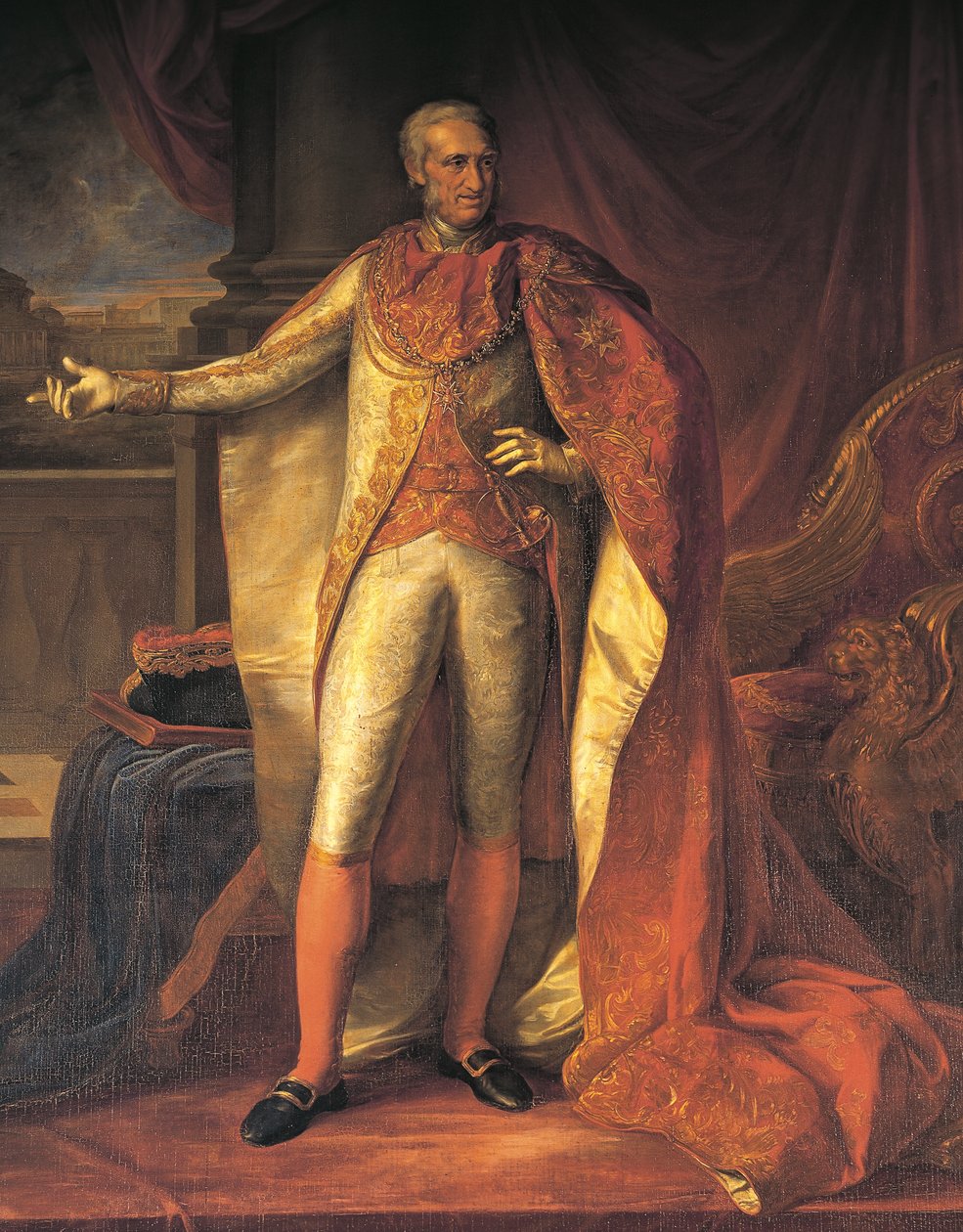 Portrét Ferdinanda I. ze dvou Sicílií (olej na plátně) od Vincenzo Camuccini