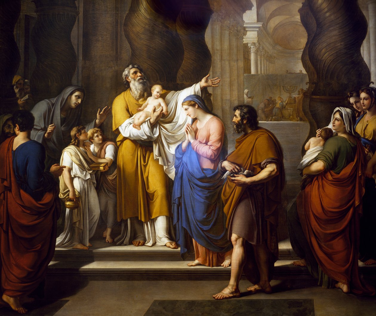 Prezentace v Temple od Vincenzo Camuccini