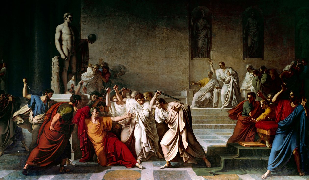 Smrt Julia Caesara od Vincenzo Camuccini
