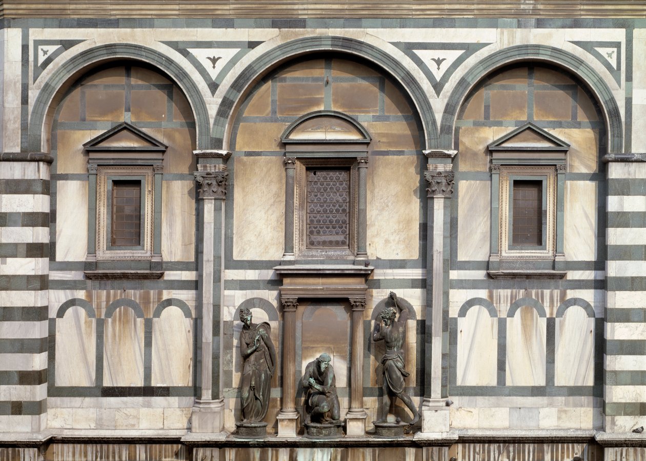 Svatý Jan Křtitel, jeho kat a Salome (detail Florence Baptistry) - socha 1571 od Vincenzo Danti