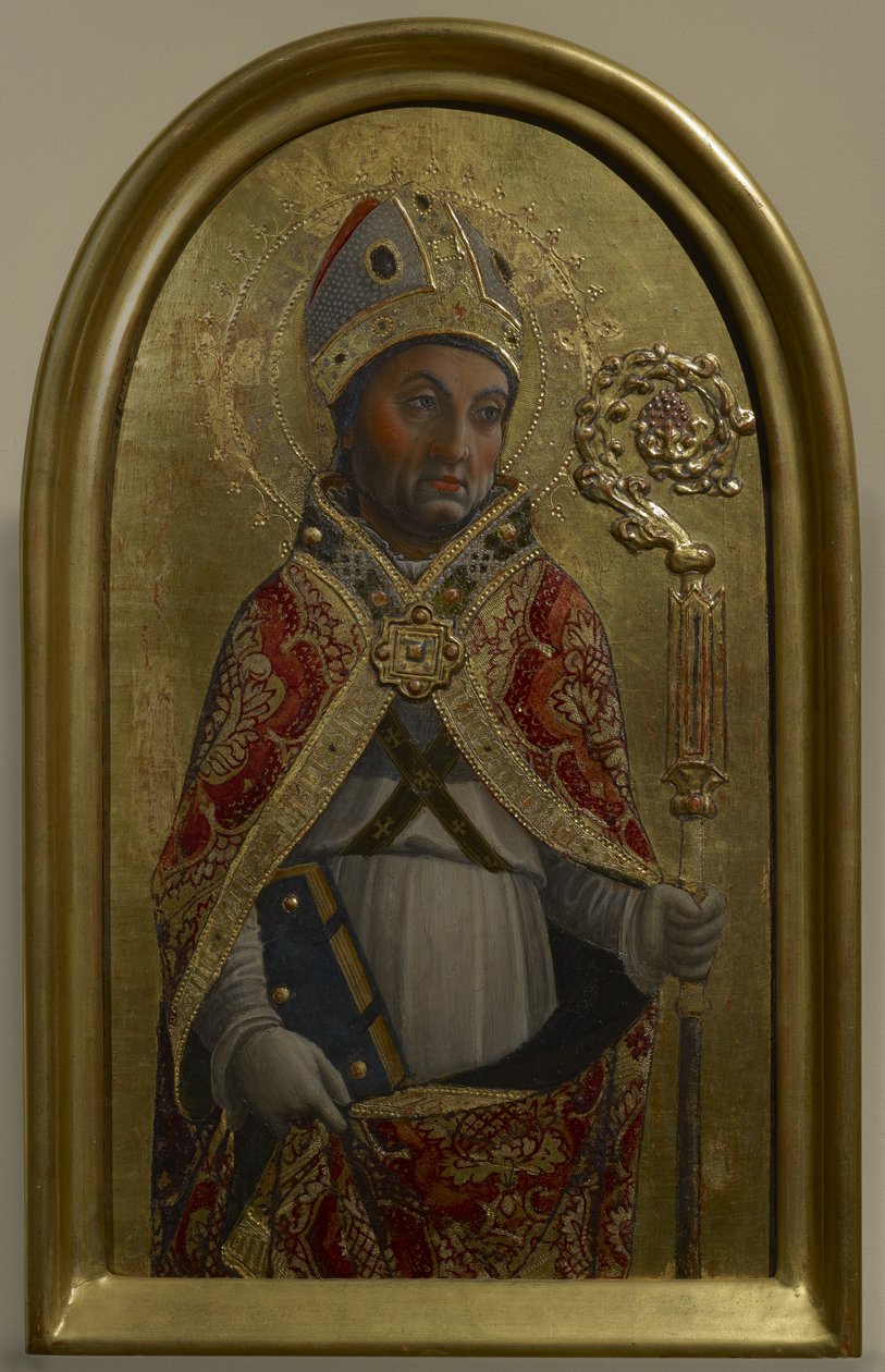 Saint Sirus, cca 1460 (tempera na panelu) od Vincenzo Foppa