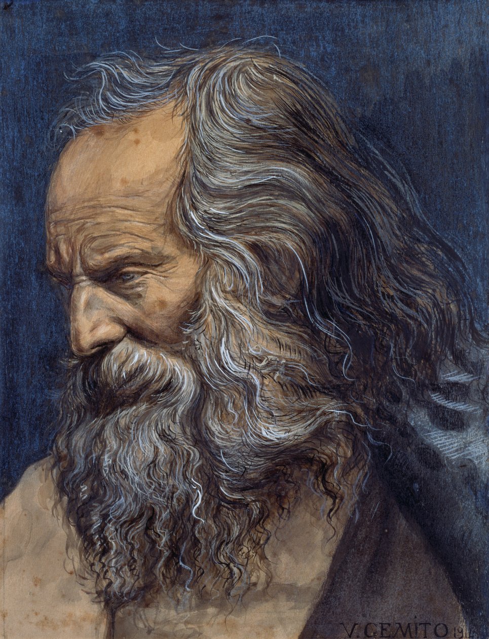 Prorok (Masto Ciccio) od Vincenzo Gemito