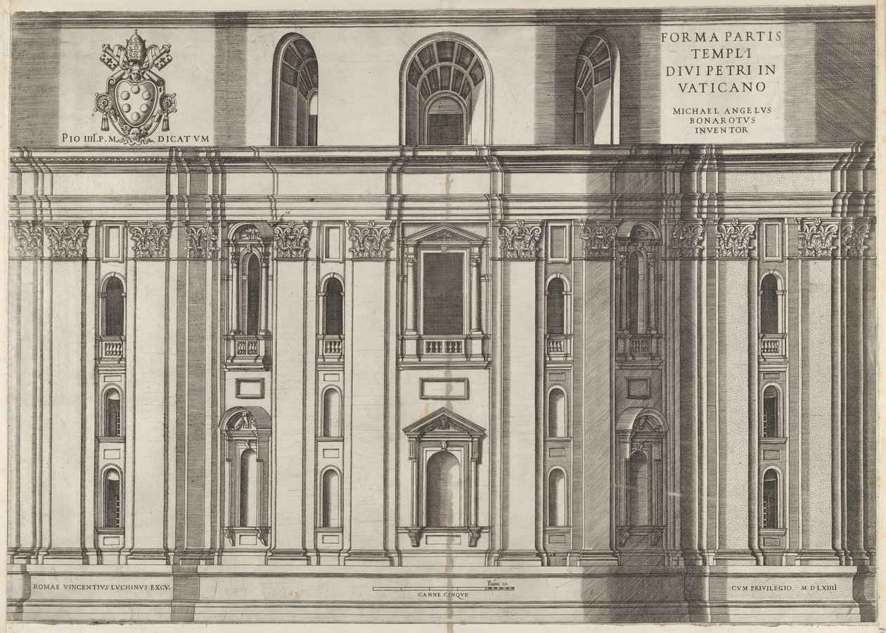 Římské zrcadlo Petra, 1564 od Vincenzo Luchino