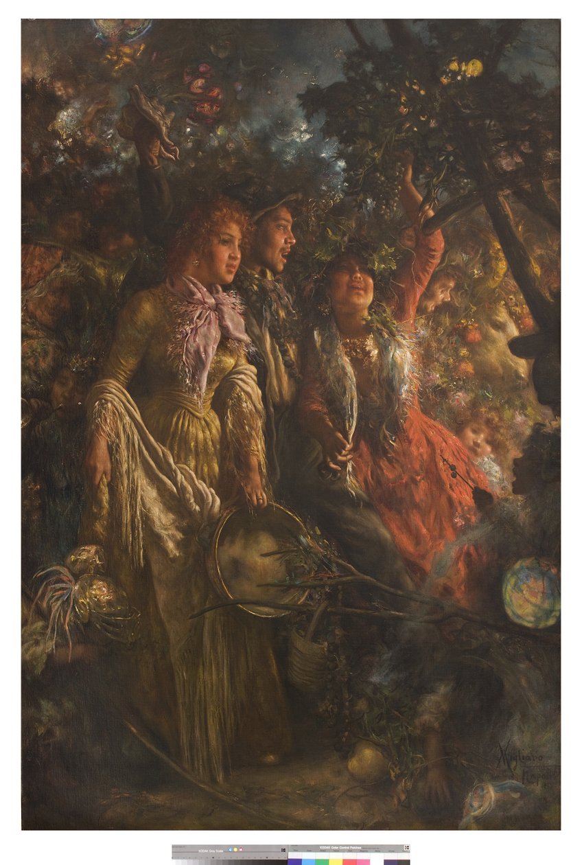 Festival v Piedigrotta, 1895 od Vincenzo Migliaro