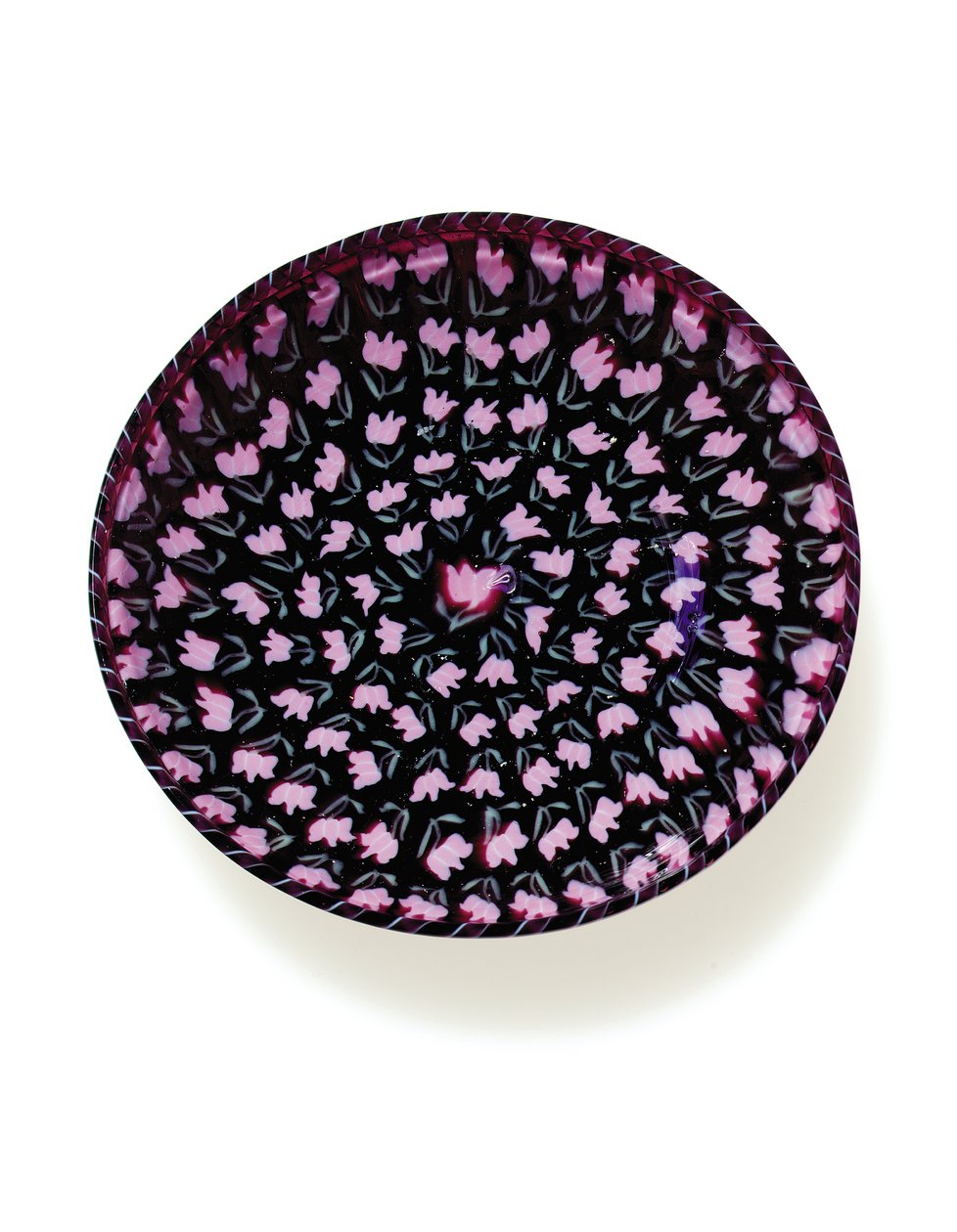 Tulipánová "murrine" miska, cca 1900 od Vincenzo Moretti