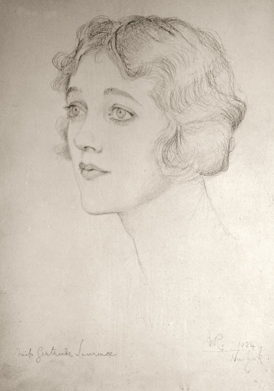 Slečna Gertrude Lawrence, 1924 od Violet Manners
