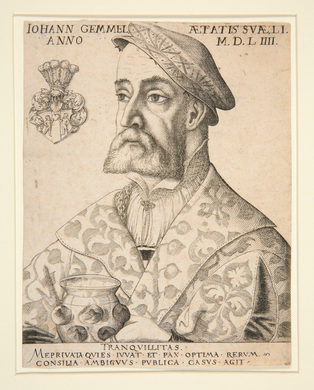 Portrét Joannes Gemmel od Virgil Solis