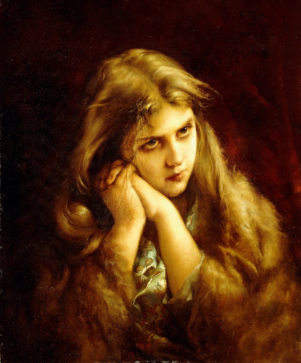 Zamyšlený okamžik, 1882 od Virgilio Tojetti