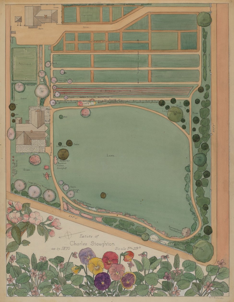 Stoughton Estate, c. 1936. od Virginia Richards